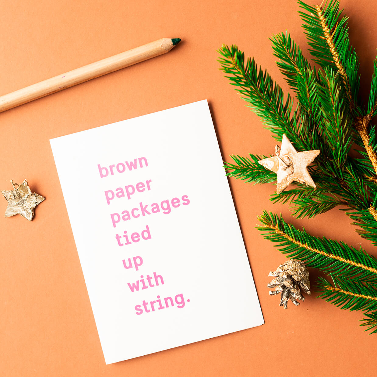 Beth Clare Mc Brown Paper Packages Christmas Cards - Life Before Plastik